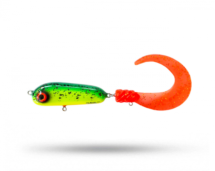 AH Baits Tail XL - Fire Cracker i gruppen Fiskedrag / Tailbeten hos Örebro Fiske & Outdoor AB (AH Tail XL - Fire Cracker)